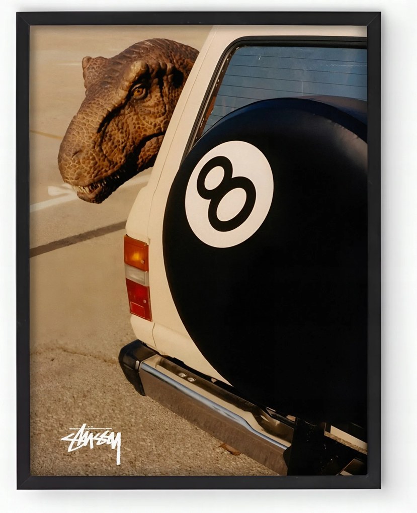 Stussy Vintage Retro Keretezett Poszter Nappaliba 20x30 cm Ajándék ötlet