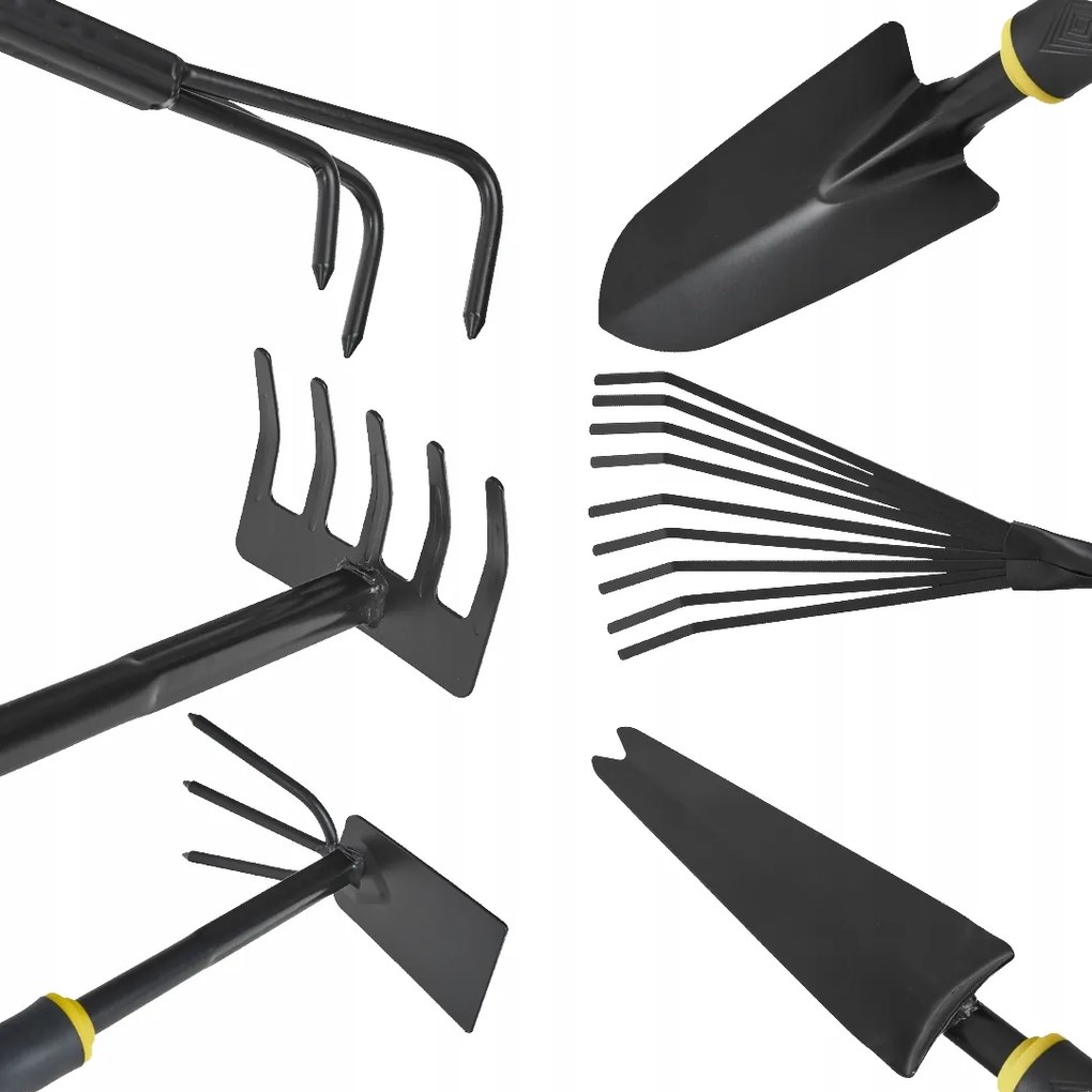 Kerti szerszámok kerti készlet lapát gereblye karom kapa 6 db-os