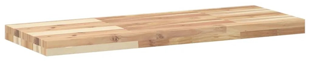 kezeletlen tömör akácfa lebegő polc 80 x 30 x 4 cm