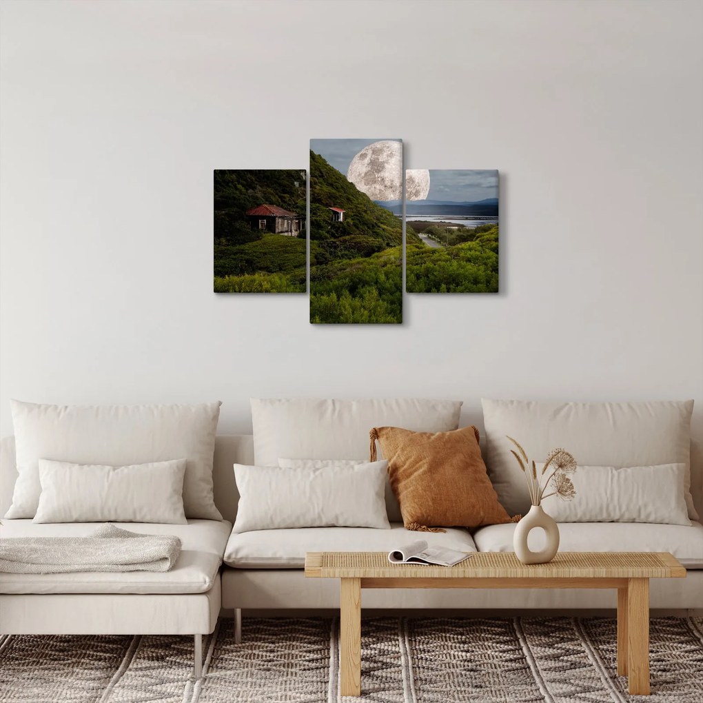 Holdas tájkép (90x60 cm)