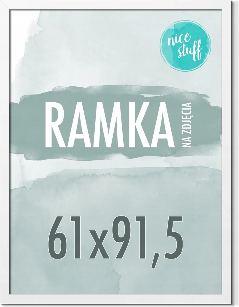 Képkeret 61x91,5 Képkeret Poszter Képkeret fehér 91,5x61
