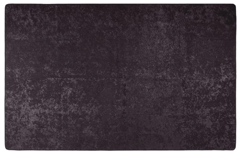 antracitszürke csúszásmentes mosható szőnyeg 160 x 230 cm