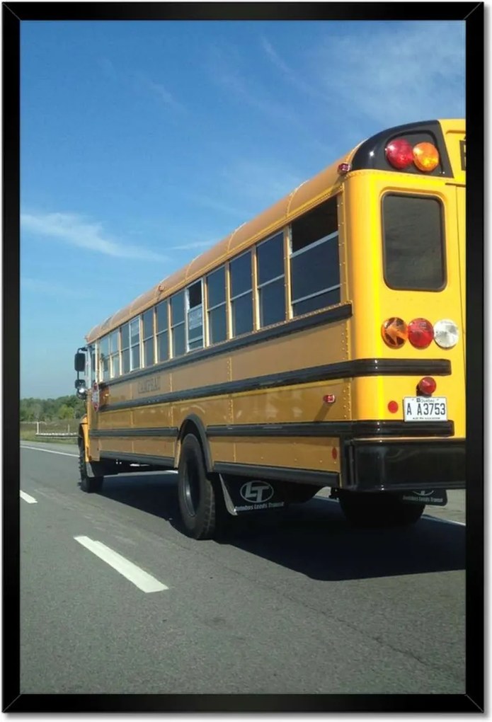 Poszterek keretben 40x60 Sárga Schoolbus