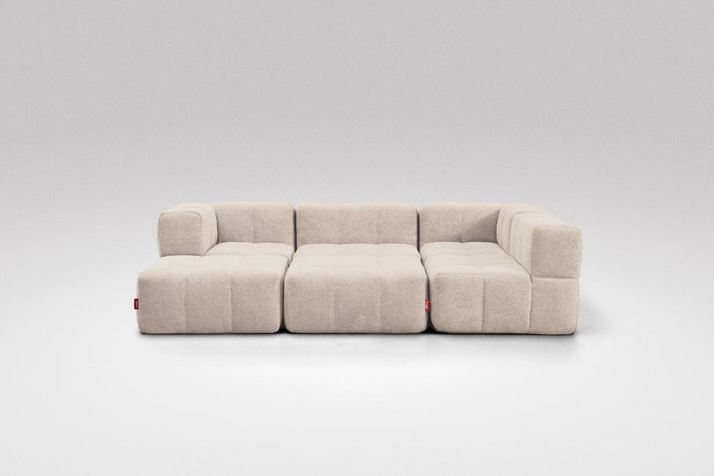 6 Dílná Modulární Pohovka – Béžová