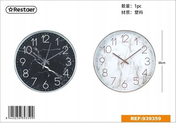 Falióra kerek 30cm Praktikus kiegészítő otthonra