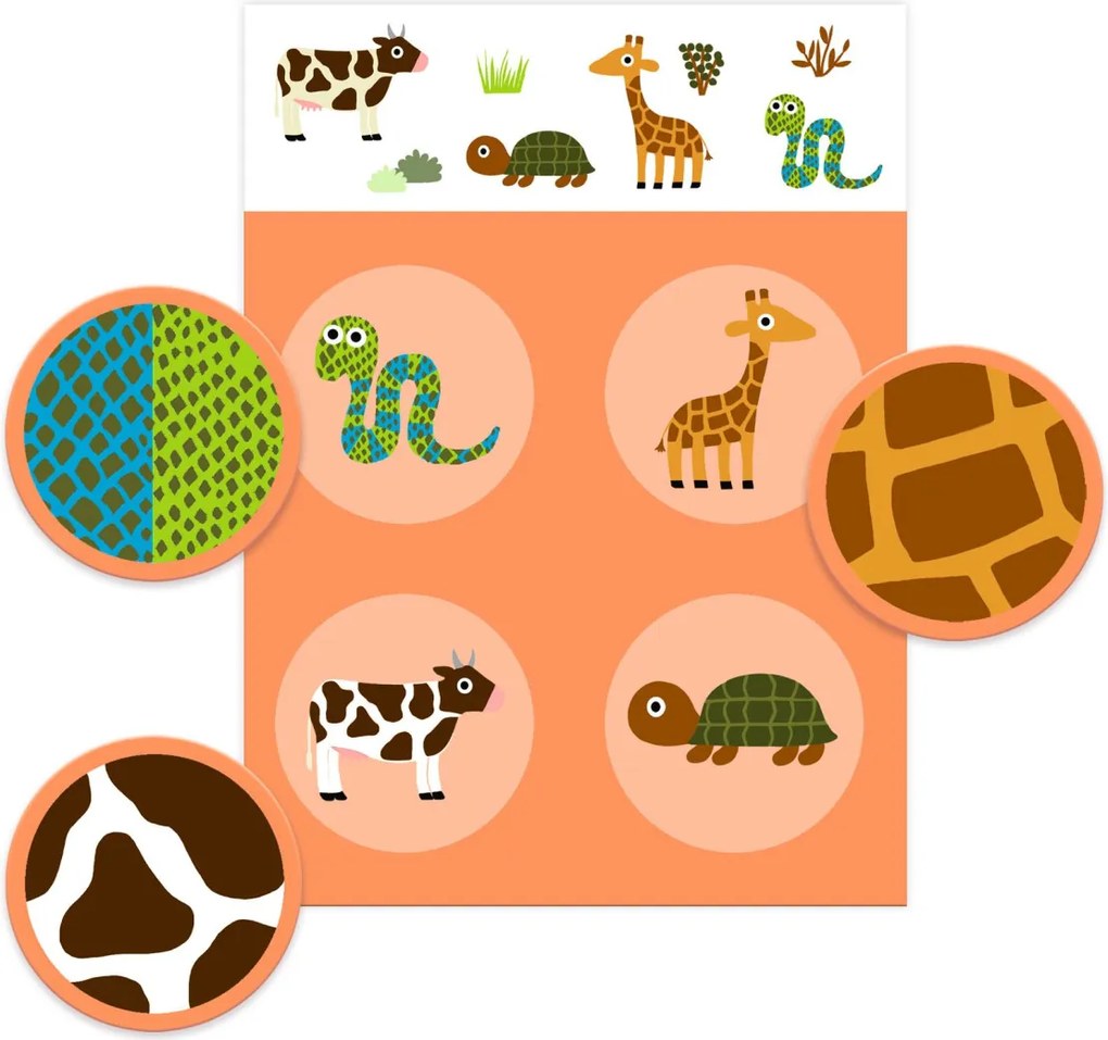 Társasjáték - Tollas és szőrös - Loto Feathers and Fur