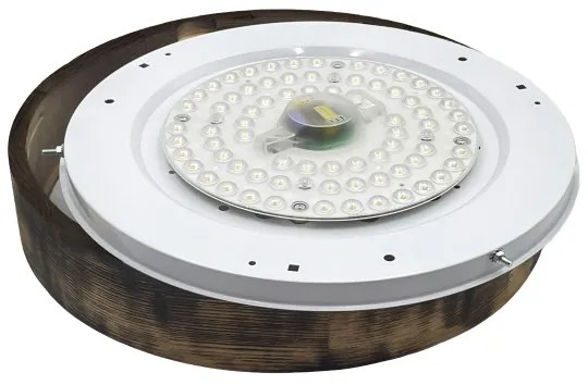 Brilagi - LED mennyezeti lámpa CARVALHO SMOKEY LED/36W/230V tölgy átm. 47,5 cm