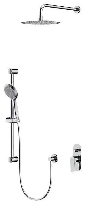 Cersanit S952-011 MODUO zuhanyszett falba építhető csapteleppel, króm