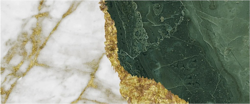 Kép - Zöld márvány N⁰3 (120x50 cm)