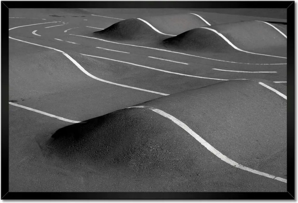 Poszterek keretben 60x40 Egyenlőtlenség útja Hegyek