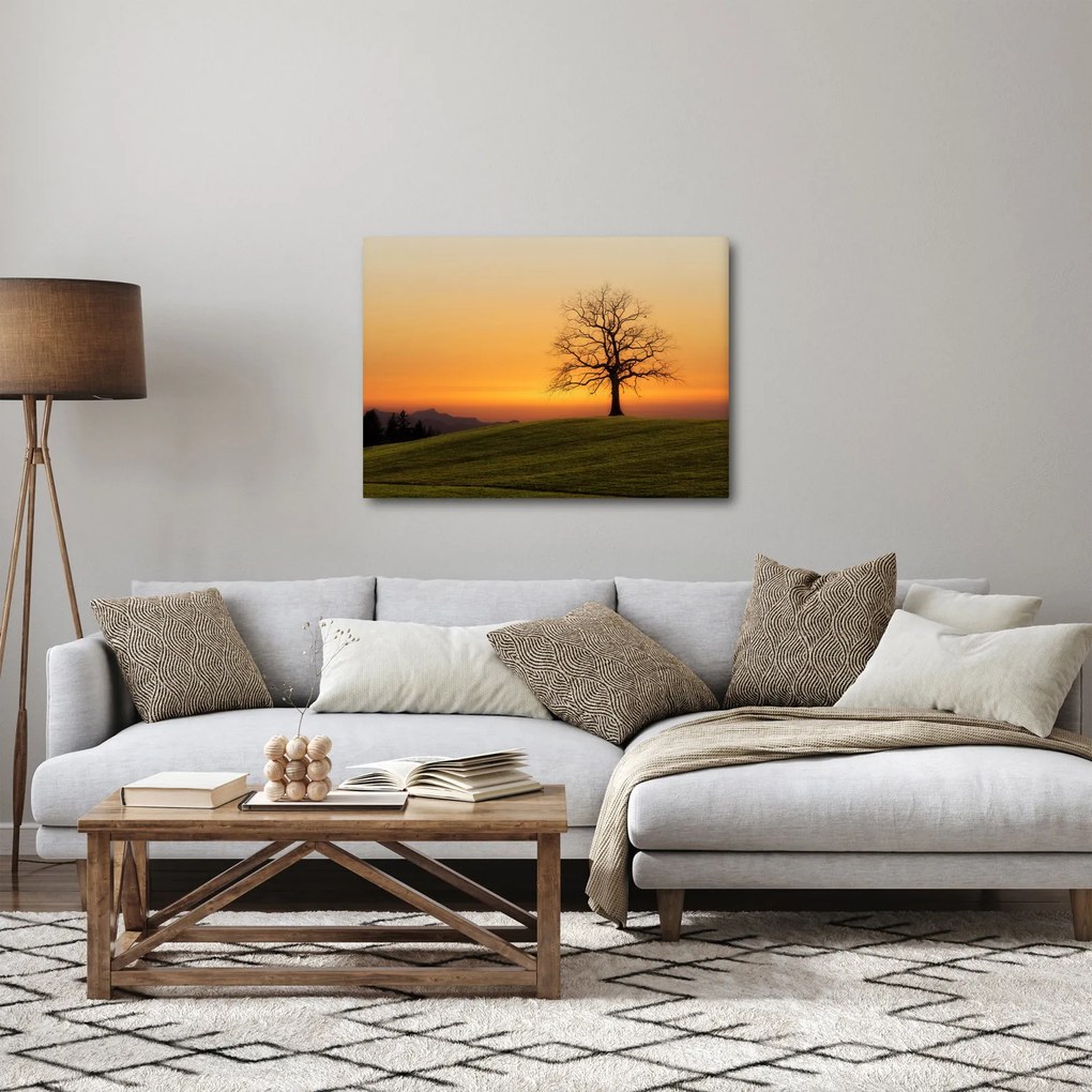 Naplemente a réten képe (70x50 cm)