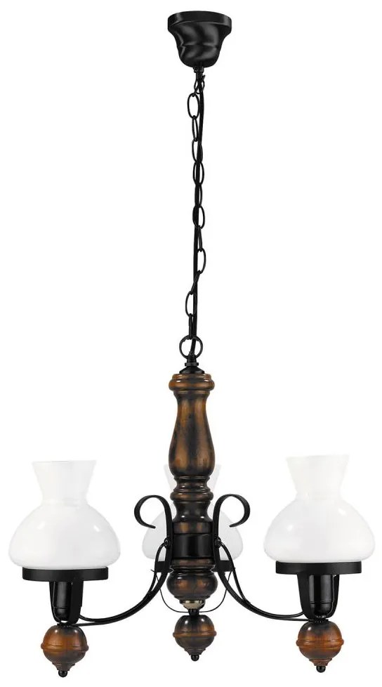 Rabalux 7078 - Csillár láncon PETRONEL 3xE27/60W/230V