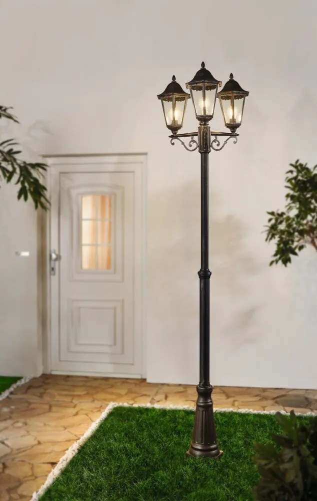 Eglo Navedo 93465 kültéri kandeláber, 3x60W E27