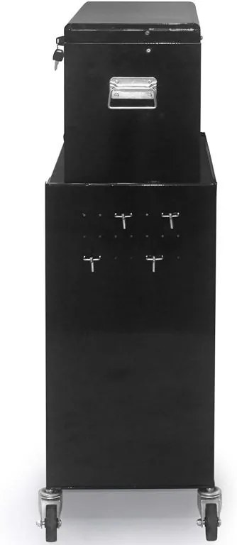 Szerszámos kocsi 5 fiókkal 61 × 108 cm piros