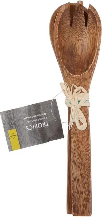 Socorro akácfa salátás szervírozó eszközök - Premier Housewares