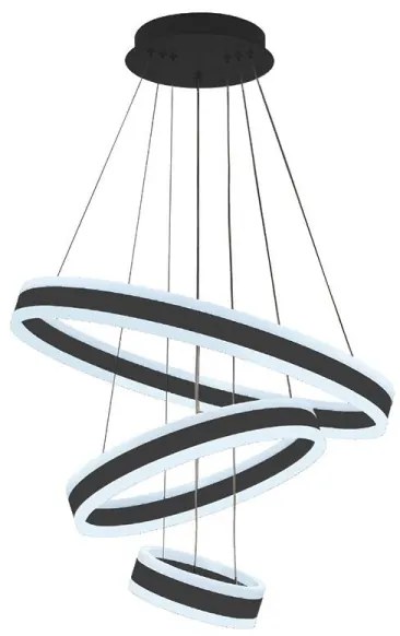 LED állítható fényerejű csillár kábellel LED/165W/230V 3000-6500K + DO