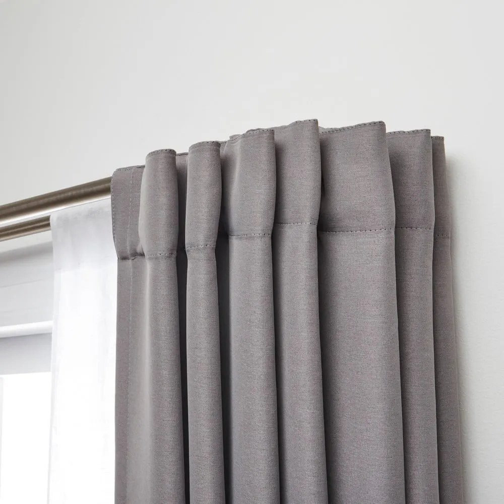 Acél bővíthető-dupla függönykarnis 122 - 224 cm Twilight – Umbra