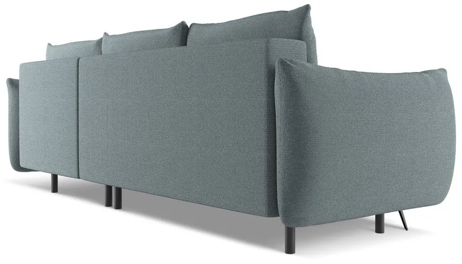 Világoskék sarokkanapé (jobb oldali) Malie – Makamii