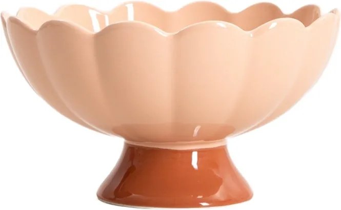 Brisa virág alakú tálalótál 21x12 cm Homla