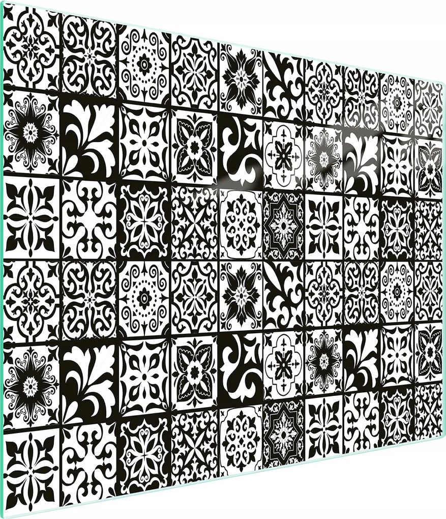 Üveg Vágódeszka 52x30 Mozaik Edzett Üveg