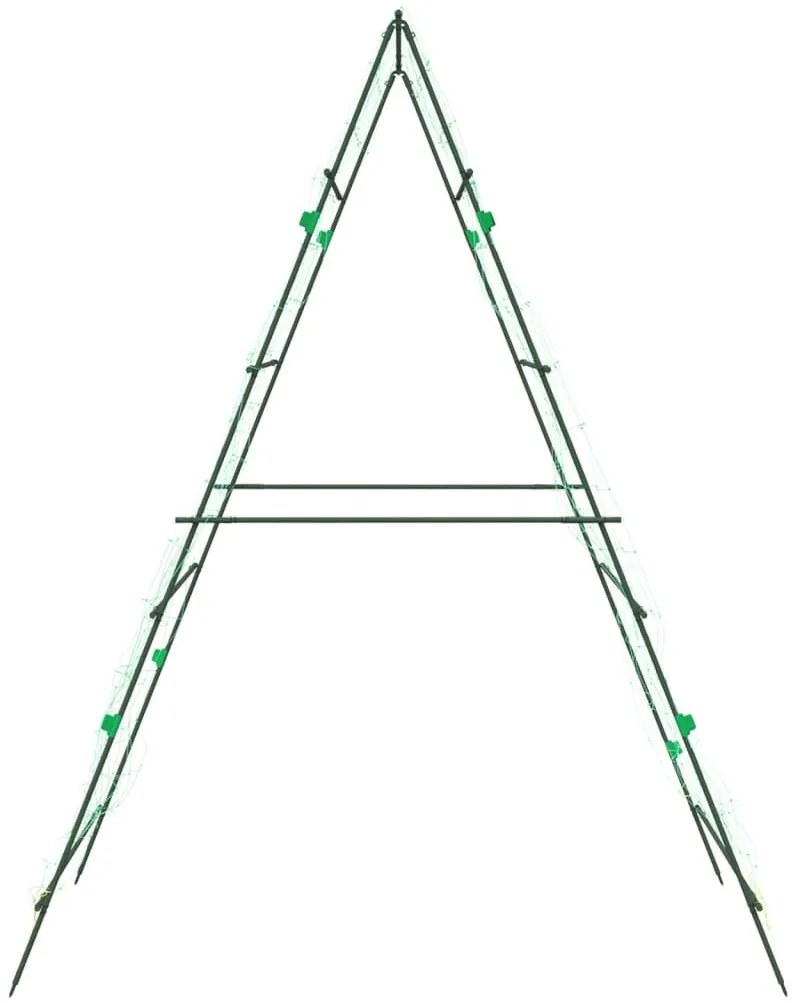 2 db A-alakú acél kerti rács kúszónövényekhez