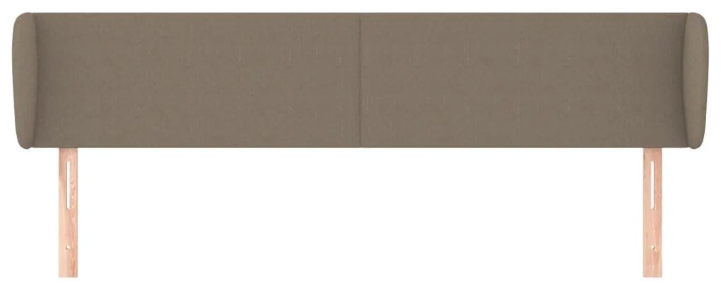 tópszínű szövet fejtámla 163x23x78/88 cm