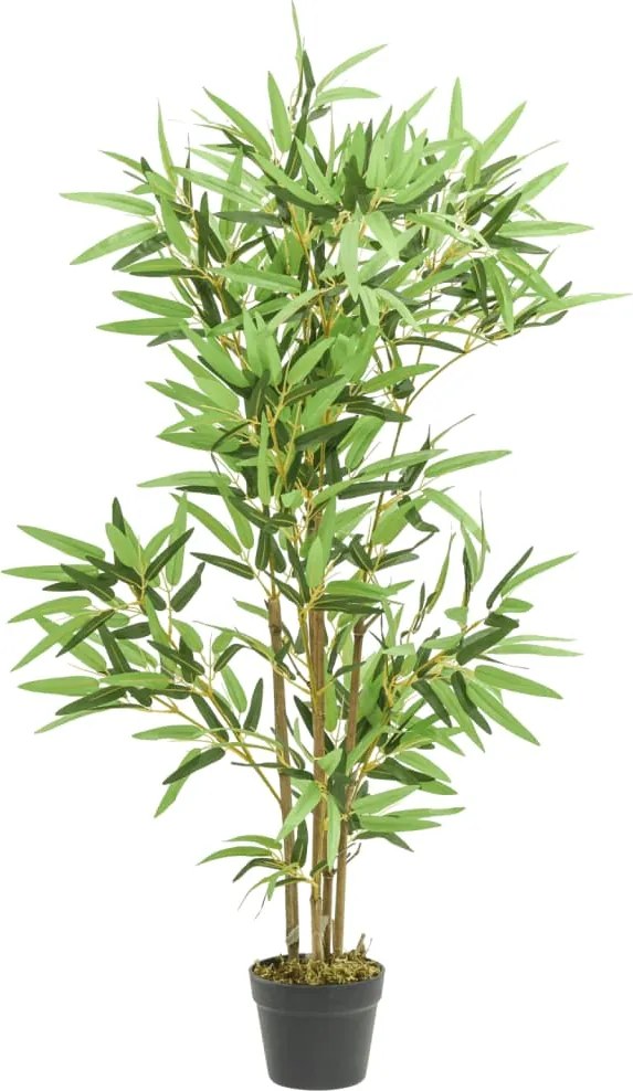vidaXL zöld mű bambuszfa 552 levéllel 120 cm
