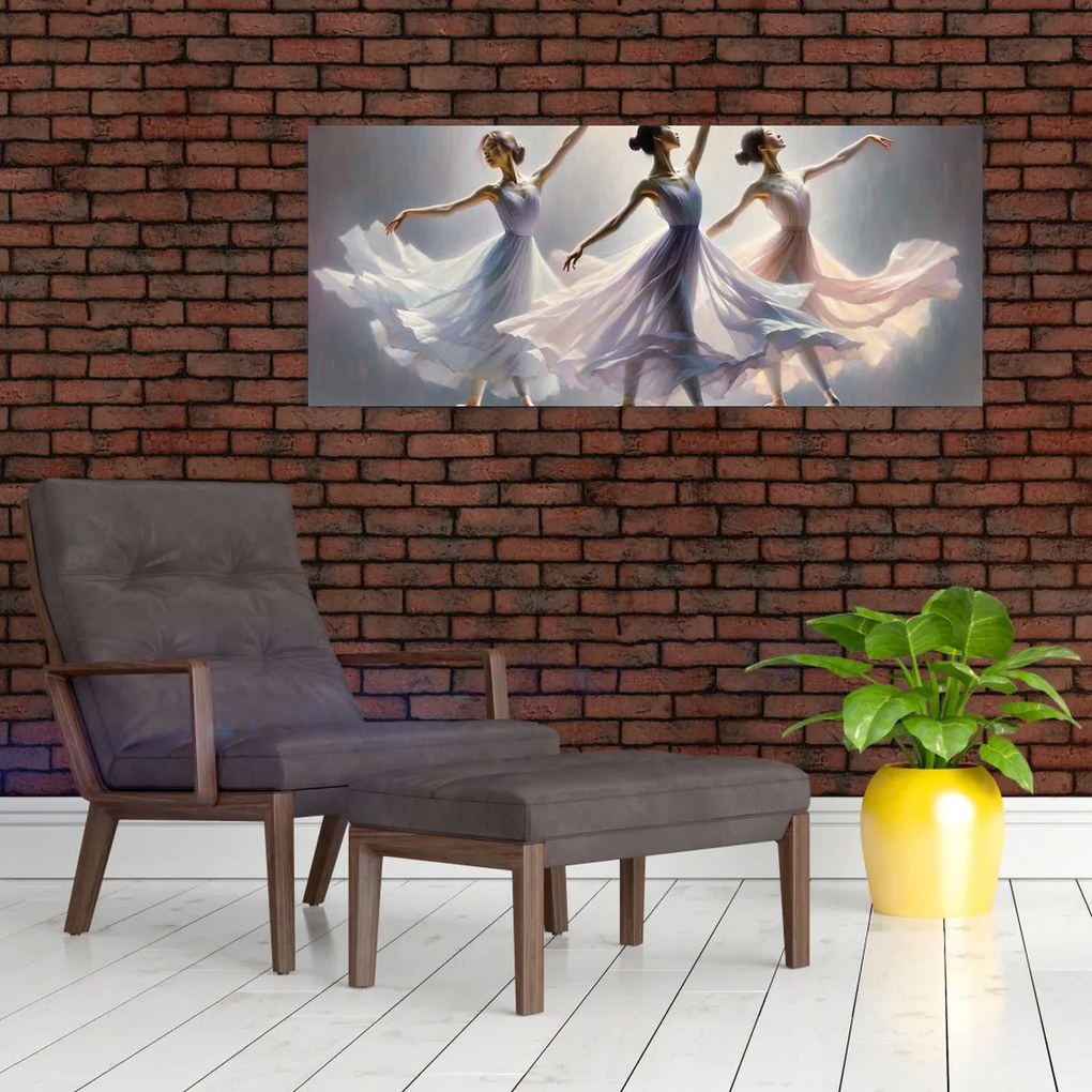 Kép - Három balerina (120x50 cm)