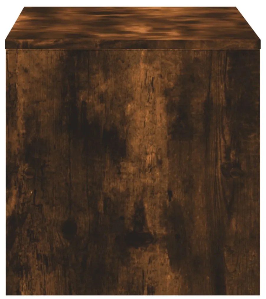 füstös tölgy színű szerelt fa TV-szekrény 120 x 40 x 40 cm