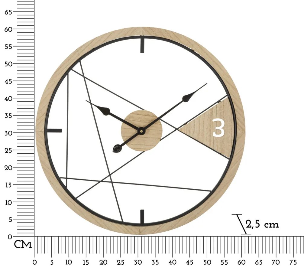 Faliórageometrikus kialakítás ø 60x2,5cm