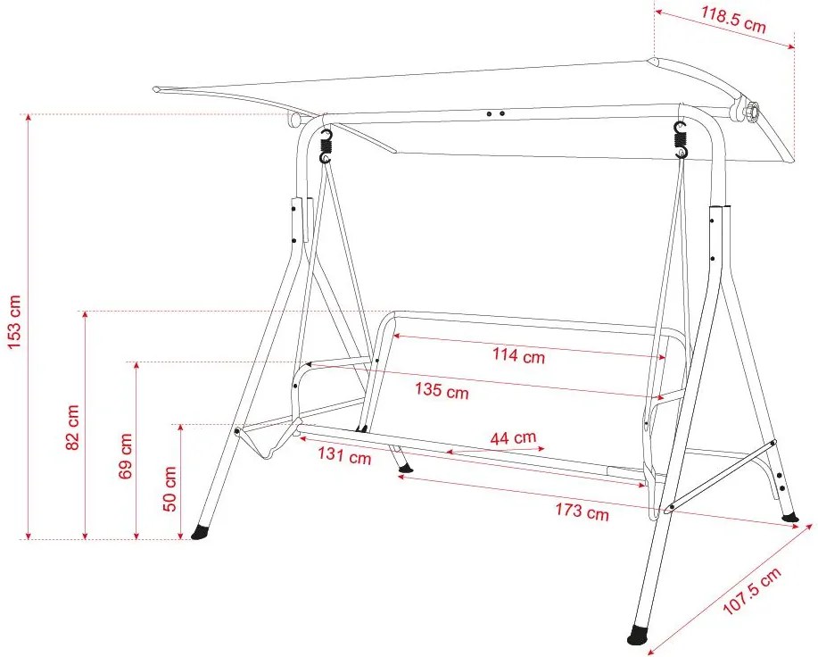 Avenberg FELINE Kerti hintaágy