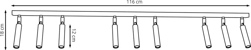 Emibig modern mennyezeti lámpa ivi fehér emi1352/9