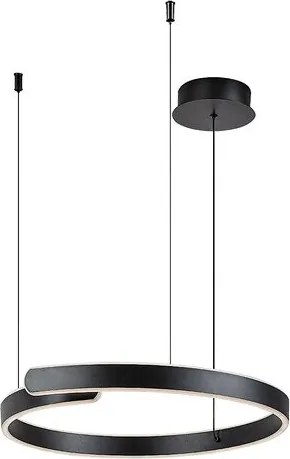 RÁBALUX 72114 SILNORA Modern Led Függesztett Lámpa Fekete IP20