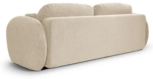 OLBIA ágyazható háromszemélyes kanapé, bézs