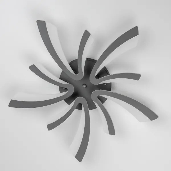 Brilagi - LED Dimmelhető felületre szerelhető csillár TWIST LED/55W/230V 3000-6500K antracit + távirányító