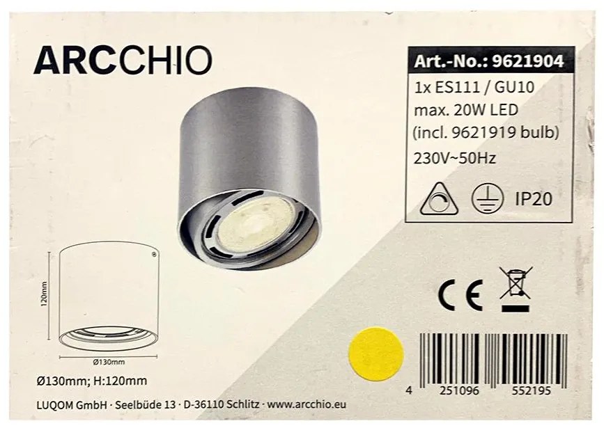 Arcchio - LED Spotlámpa ROSALIE 1xGU10/ES111/11,5W/230V