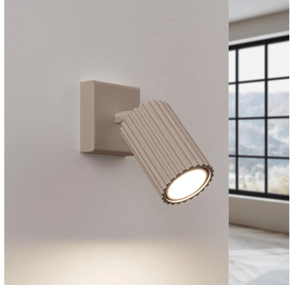 Brilagi - Fali spotlámpa CRESTO 1xGU10/10W/230V taupe