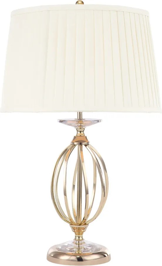 Elstead Lighting AEGEAN AG-TL-POL-BRASS Asztali lámpa 1x60W/E27