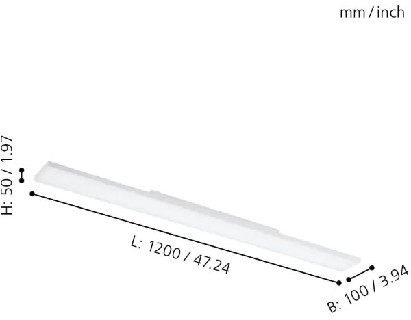 Eglo 900062 - LED RGBW Dimmelhető mennyezeti lámpa TURCONA-Z LED/34,2W/230V