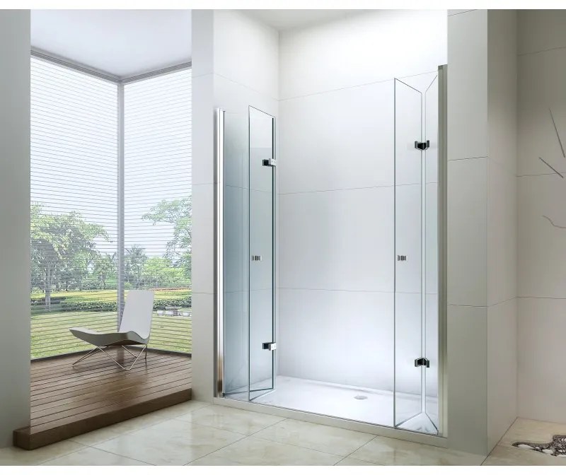 Mexen LIMA DUO összecsukható zuhanyajtó 180 cm, LIMA DUO AJTÓ 180