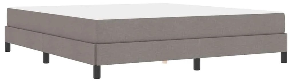 Boxrugós ágy matracmal Tópszínű 180 x 200 cm szövet