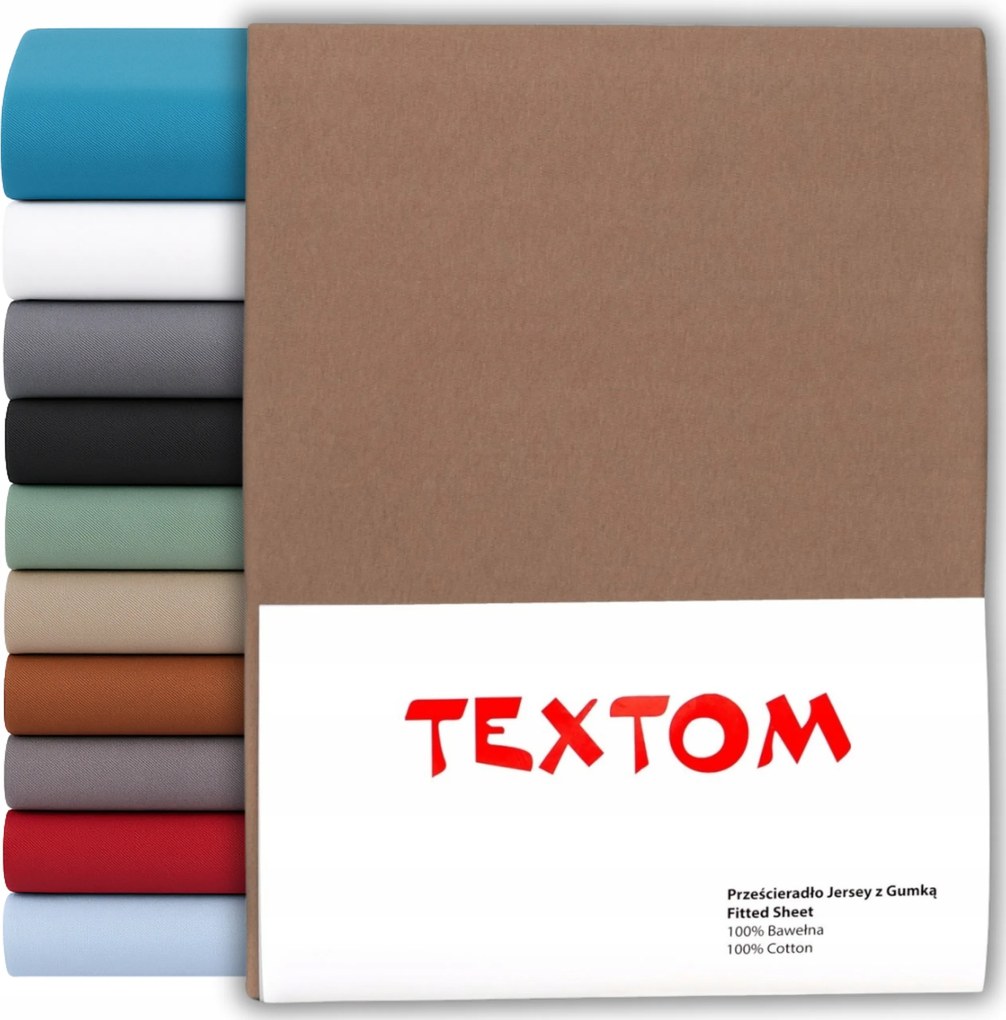 Nougat Pamut Lepedő 180x200cm+30 cm Radír Magas Matrachoz