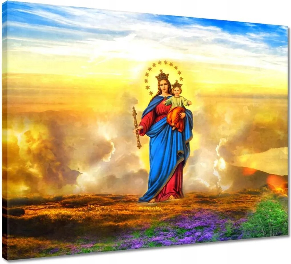 Vászonkép 50x40 Segítő Szűzanya