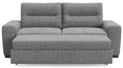 COMO kihúzható háromszemélyes kanapé, világosszürke