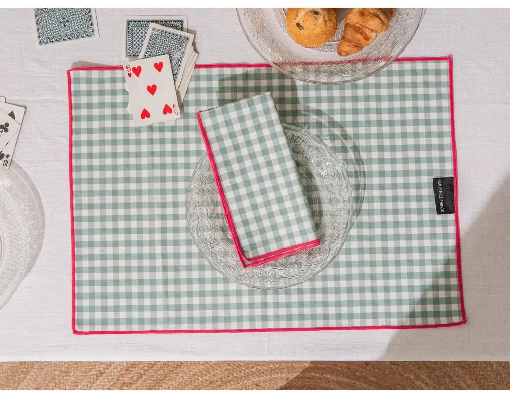 Textil tányéralátét szett 2 db-os 35x50 cm Vichy – Really Nice Things