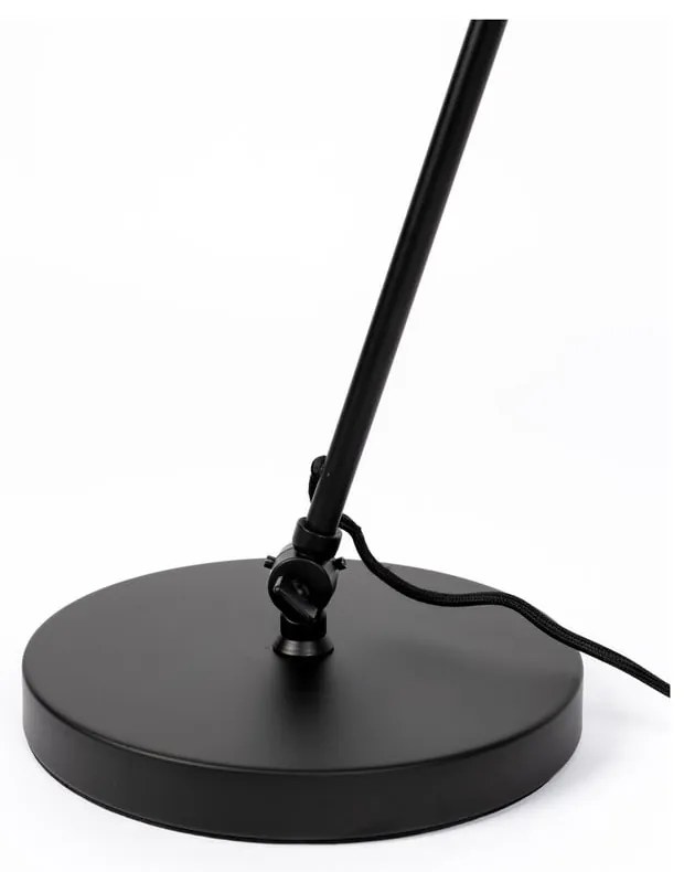 Fekete asztali lámpa fém búrával (magasság 70 cm) Jona – White Label