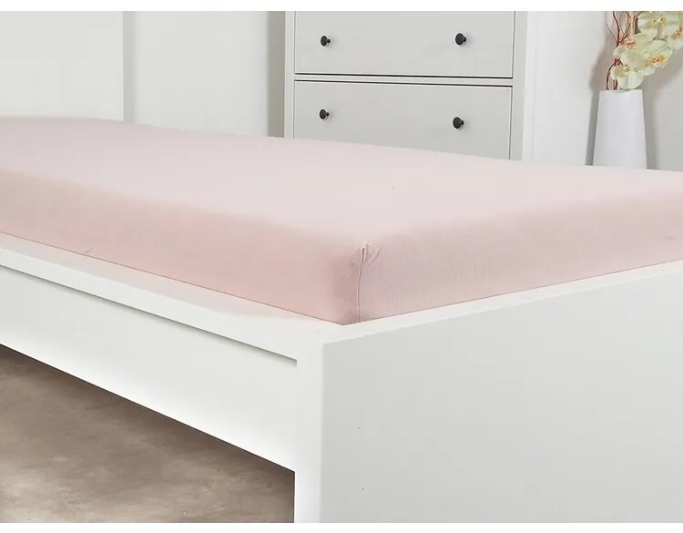 4Home Ideal jersey lepedő régi rózsaszín, 70 x 140 cm