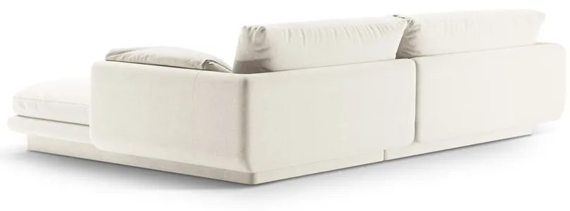 Fehér sarokkanapé (bal oldali) Torino – Micadoni Home