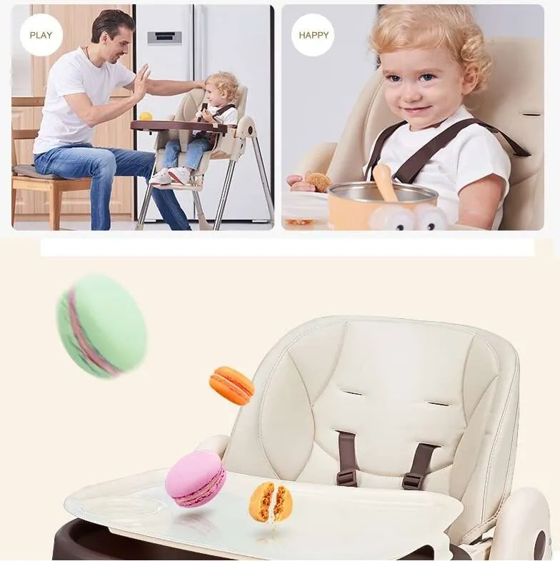 LittleONE by Pepita Milu multifunkciós Etetőszék - rózsaszín