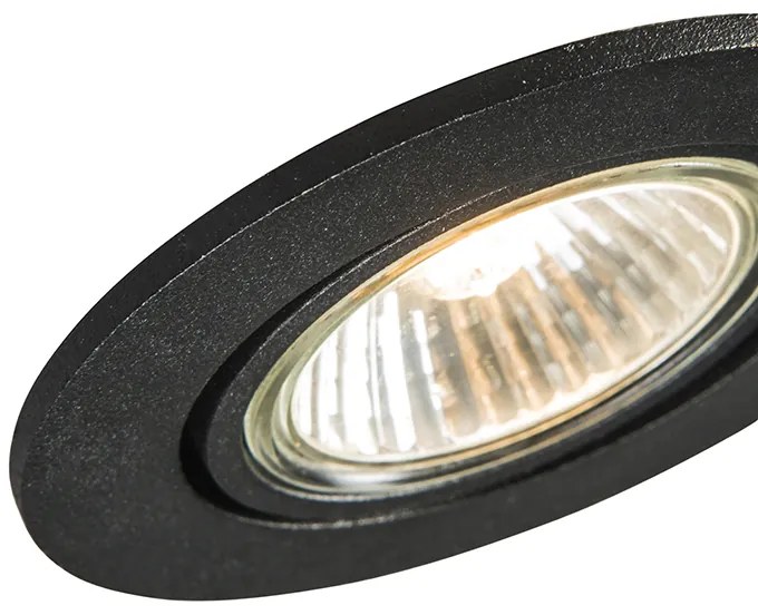 Okos, süllyesztett spotlámpa fekete, állítható, Wifi GU10-zel - Cisco